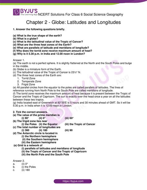 NCERT Solutions for Class 6 Social Chapter 2 .